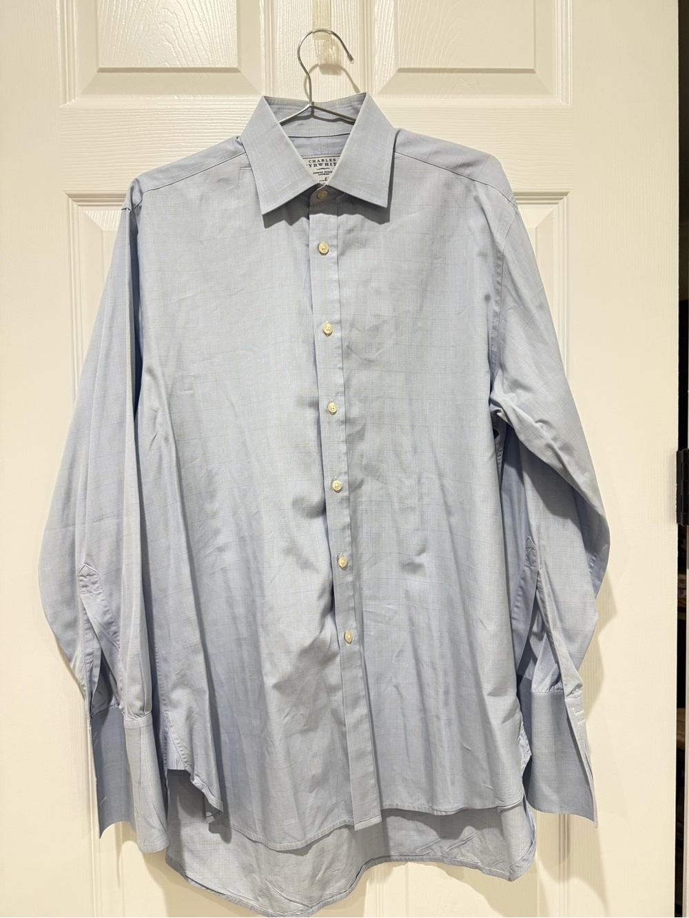 Charles Tyrwhitt Light Blue Men's Dress Shirt - Point Collar